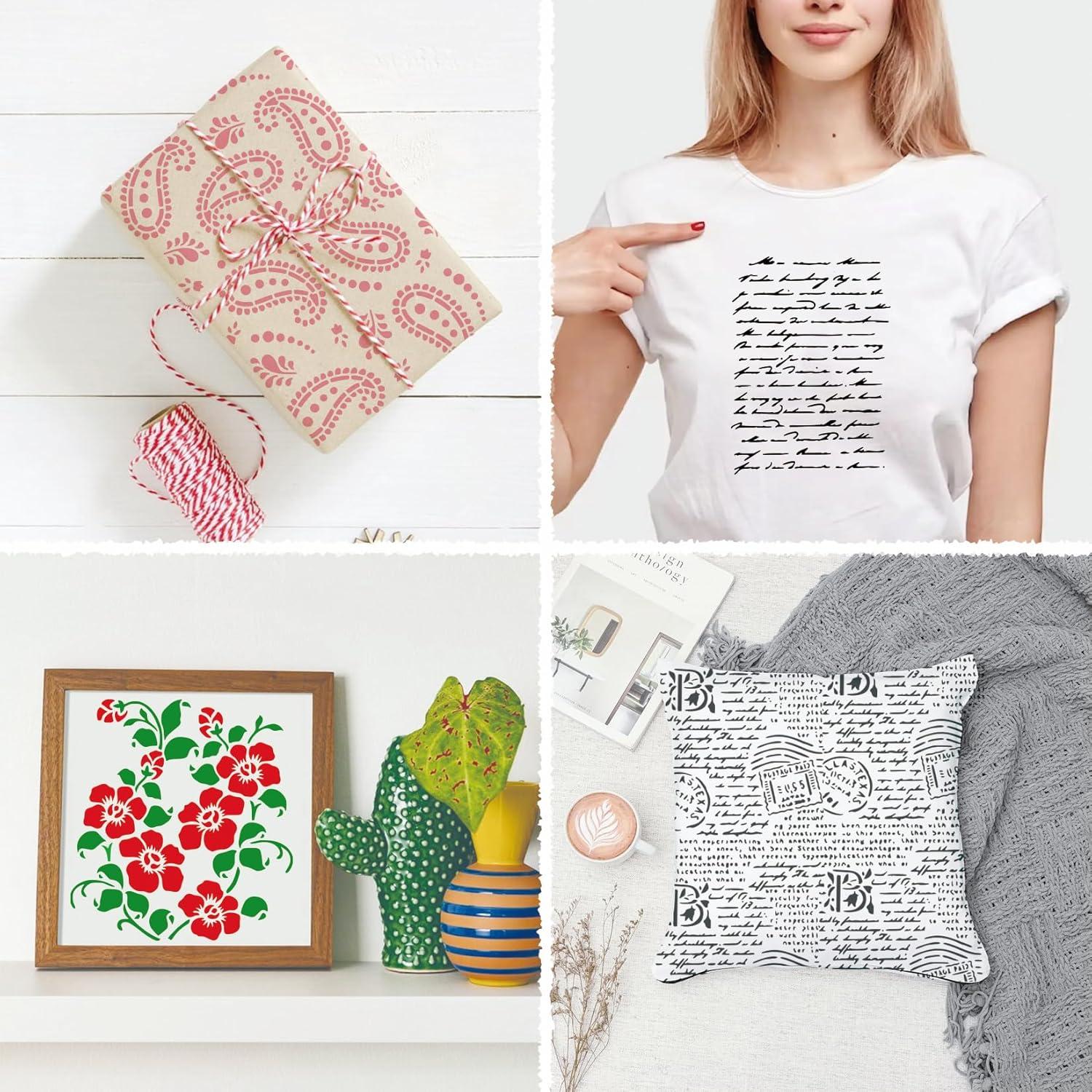 Plantillas Cubistas MYJMN para Manualidades 14 Piezas 20x15 cm