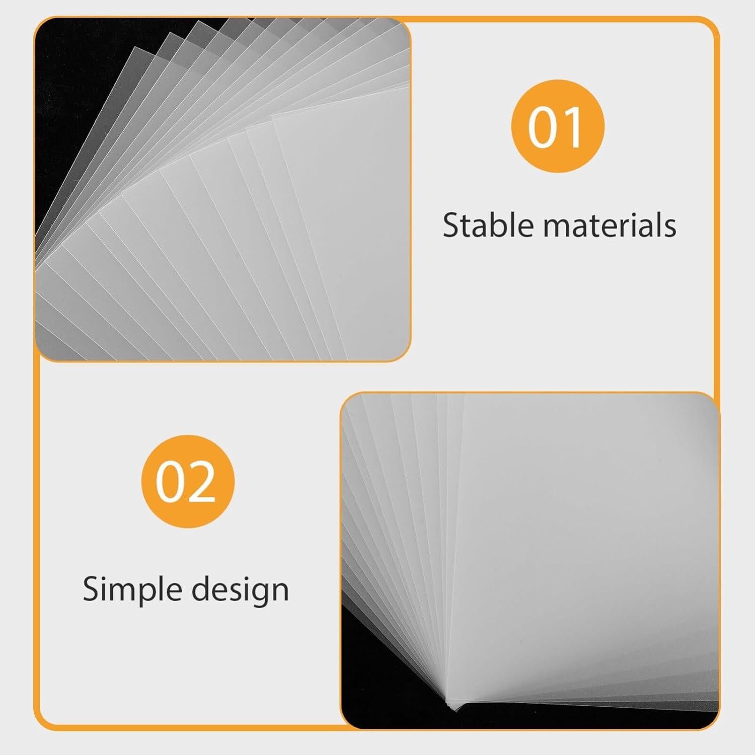 15 Plantillas Transparentes Reutilizables PVC para Dibujo 3D