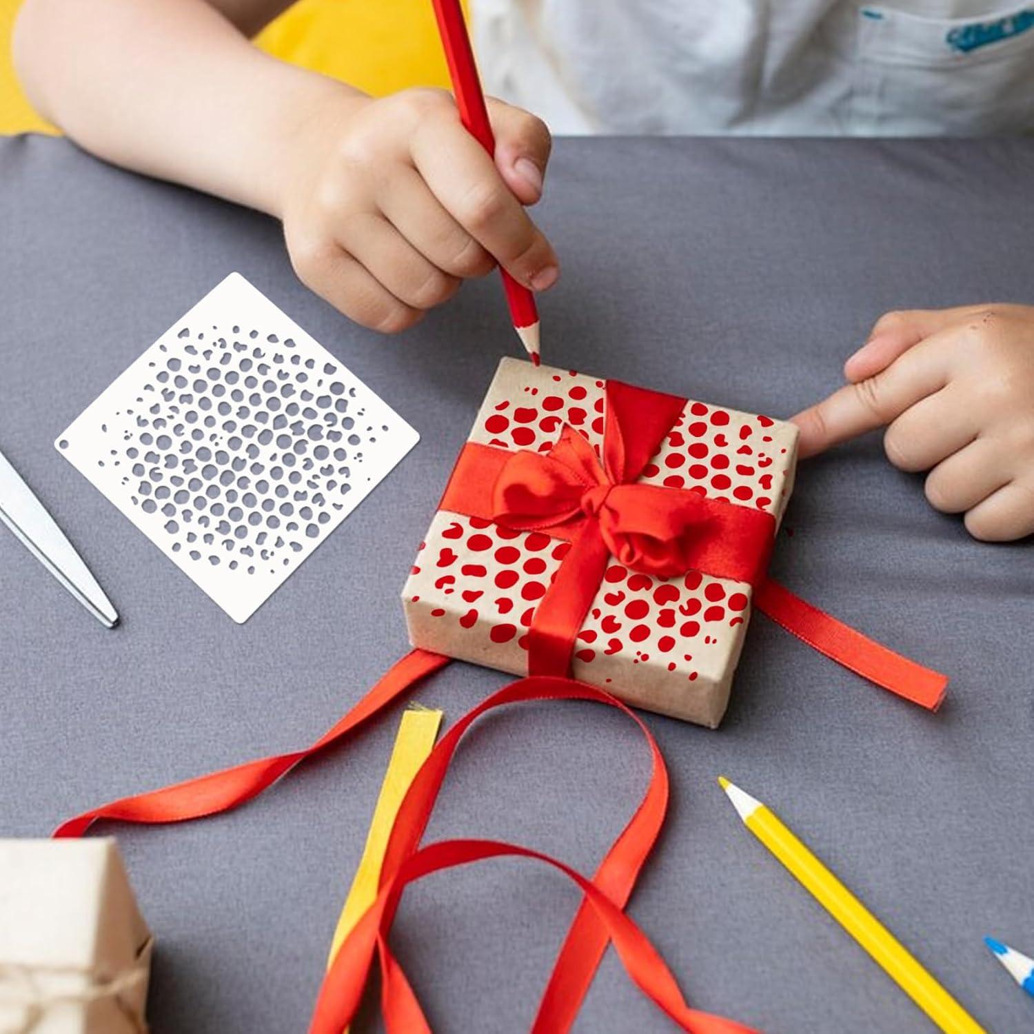 Plantillas Cubistas Reutilizables Yanroom 16pcs 15.24x15.24cm