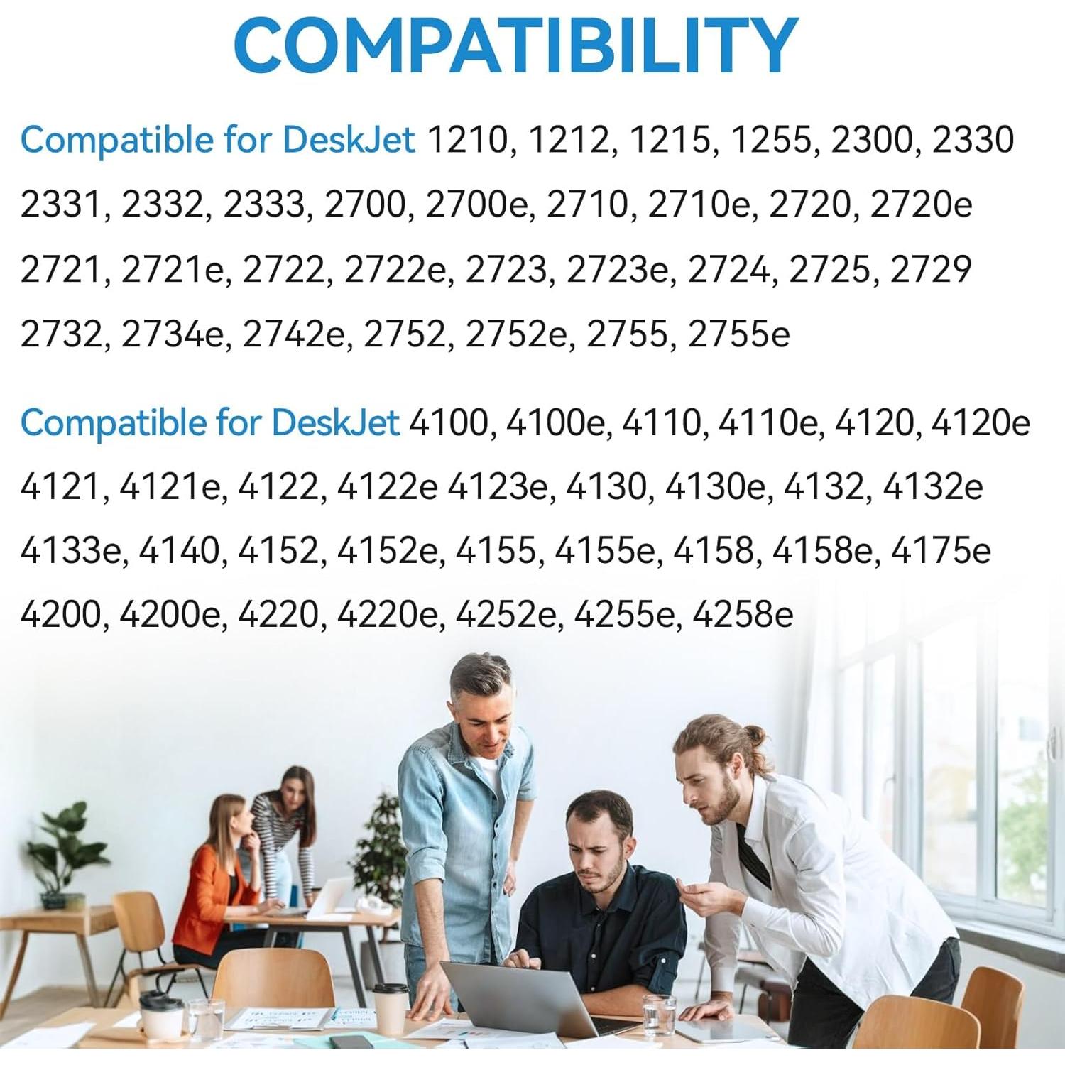 Cartuchos de Tinta Negra 67XL InkPlore, Compatible HP, 750 Páginas