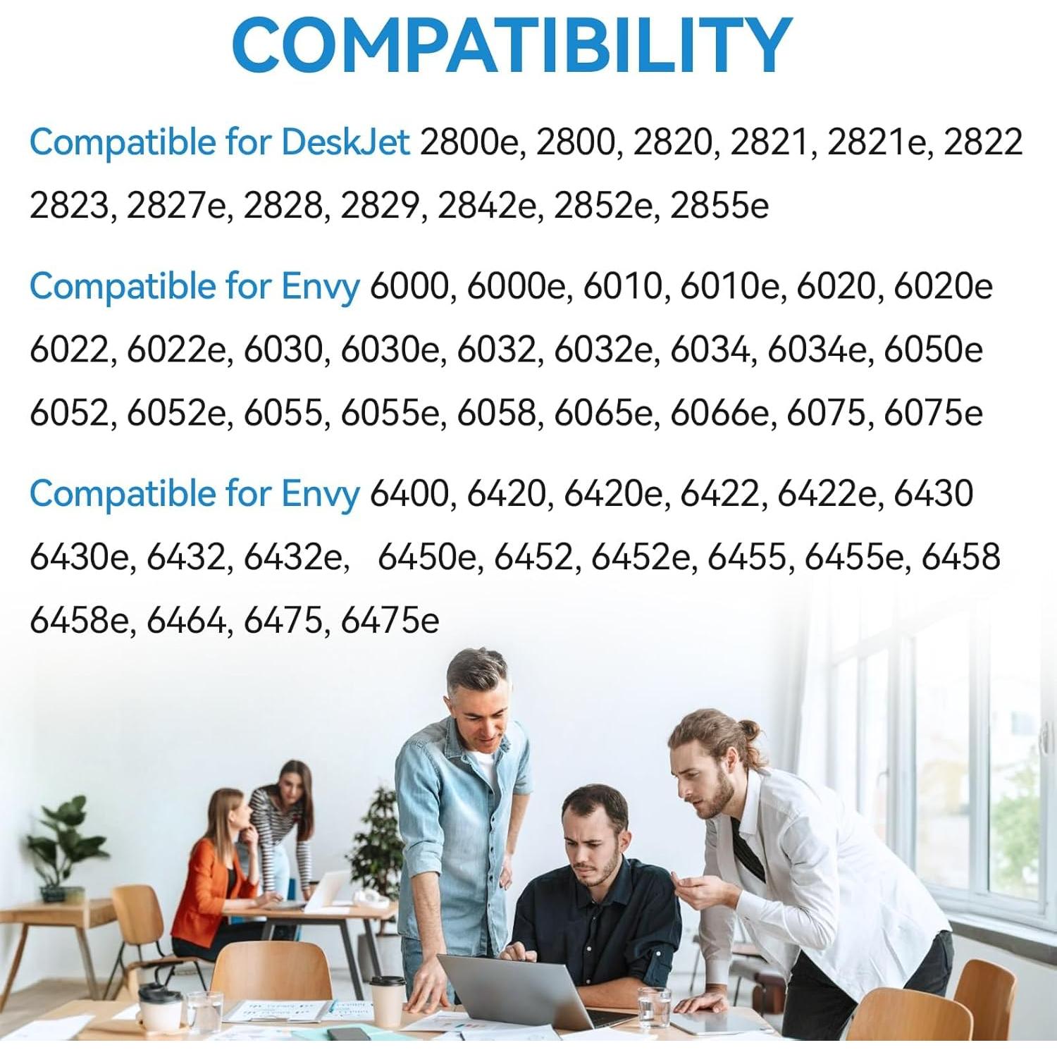 Cartuchos de Tinta Negra 67XL InkPlore, Compatible HP, 750 Páginas