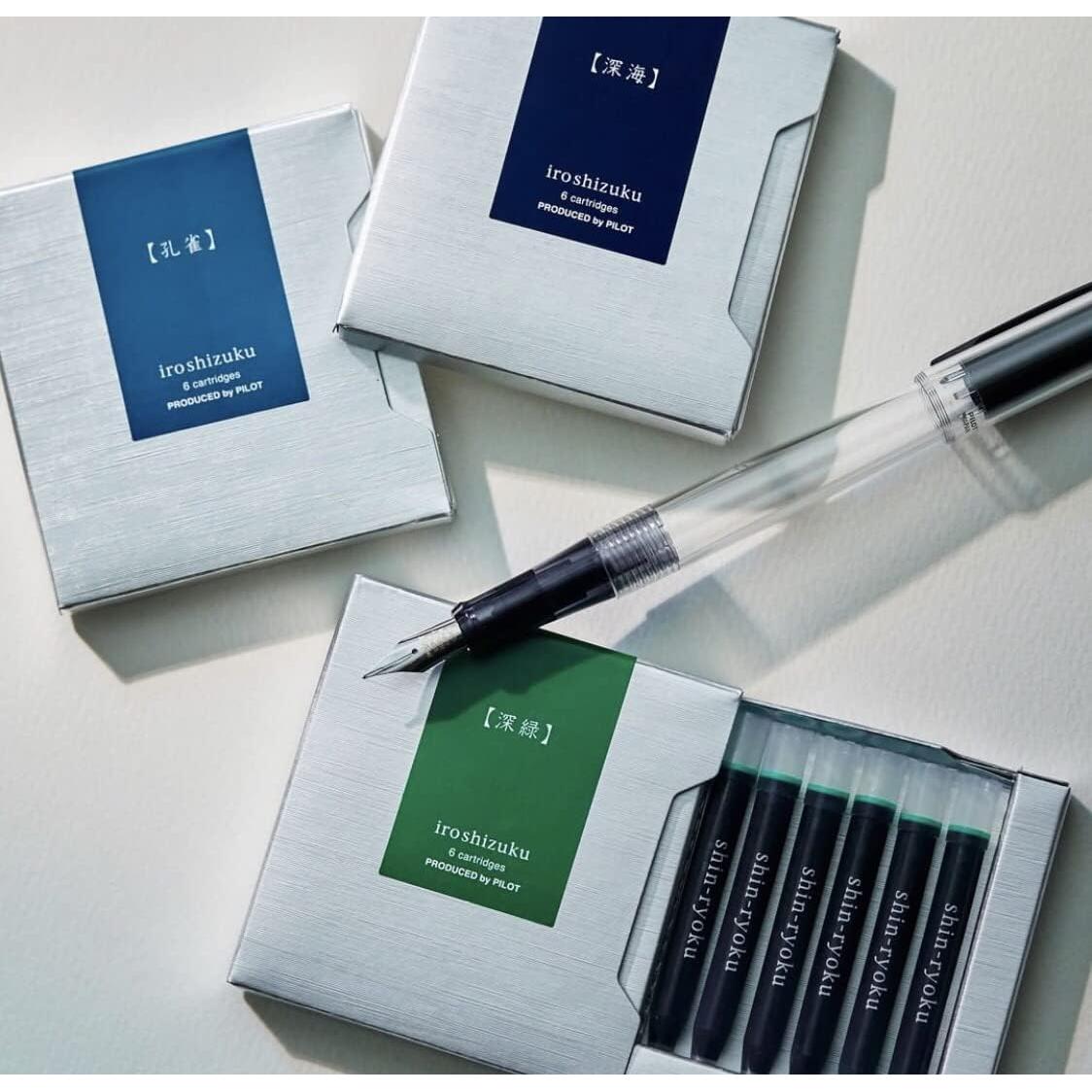 Cartuchos de Tinta Iroshizuku Lavanda Profunda 6 Piezas IRF-6S-MS