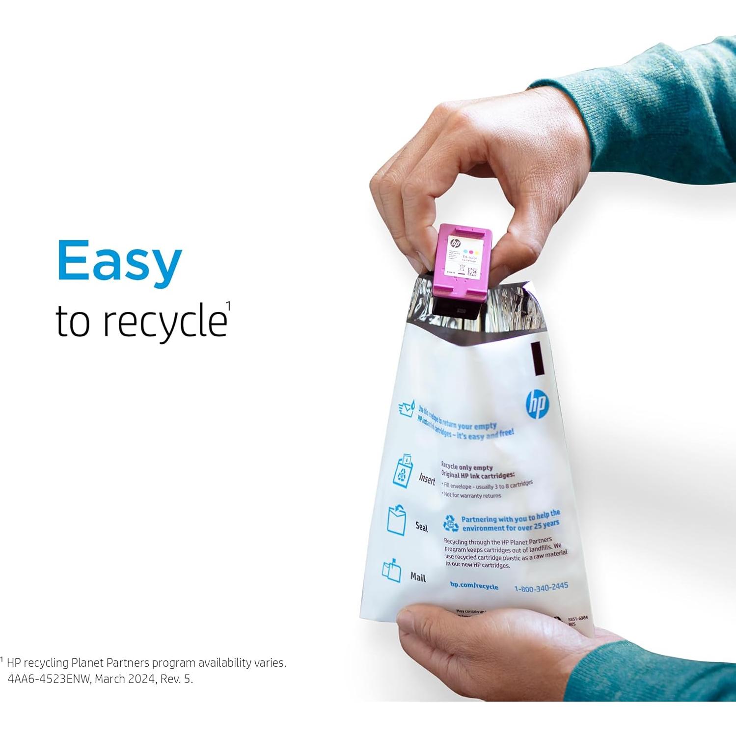 Cartucho de tinta tricolor HP 64XL para impresoras HP - 415 páginas