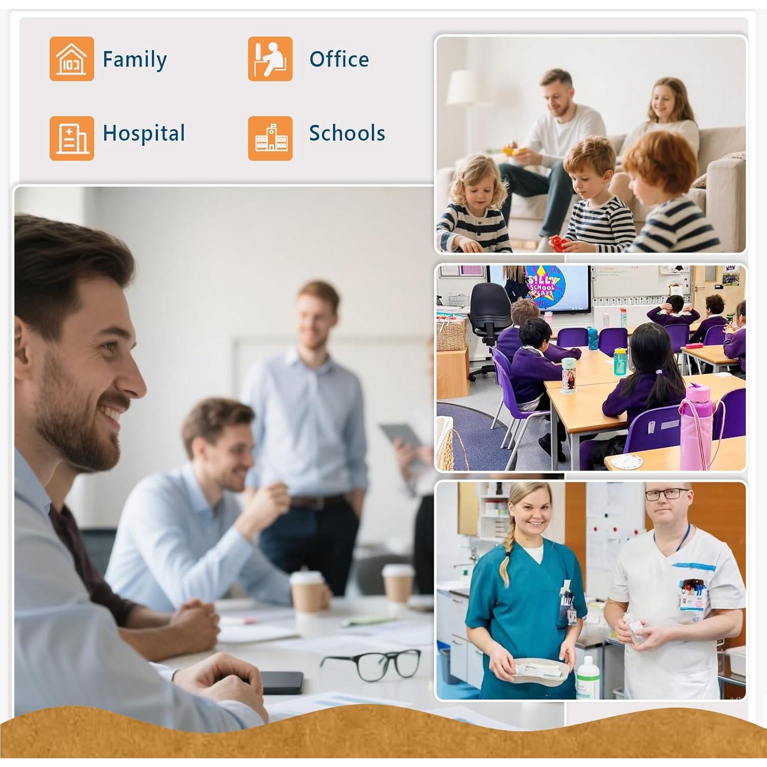 Cartucho de tinta negra 62XL PFKink para HP Envy y OfficeJet (2 unidades)