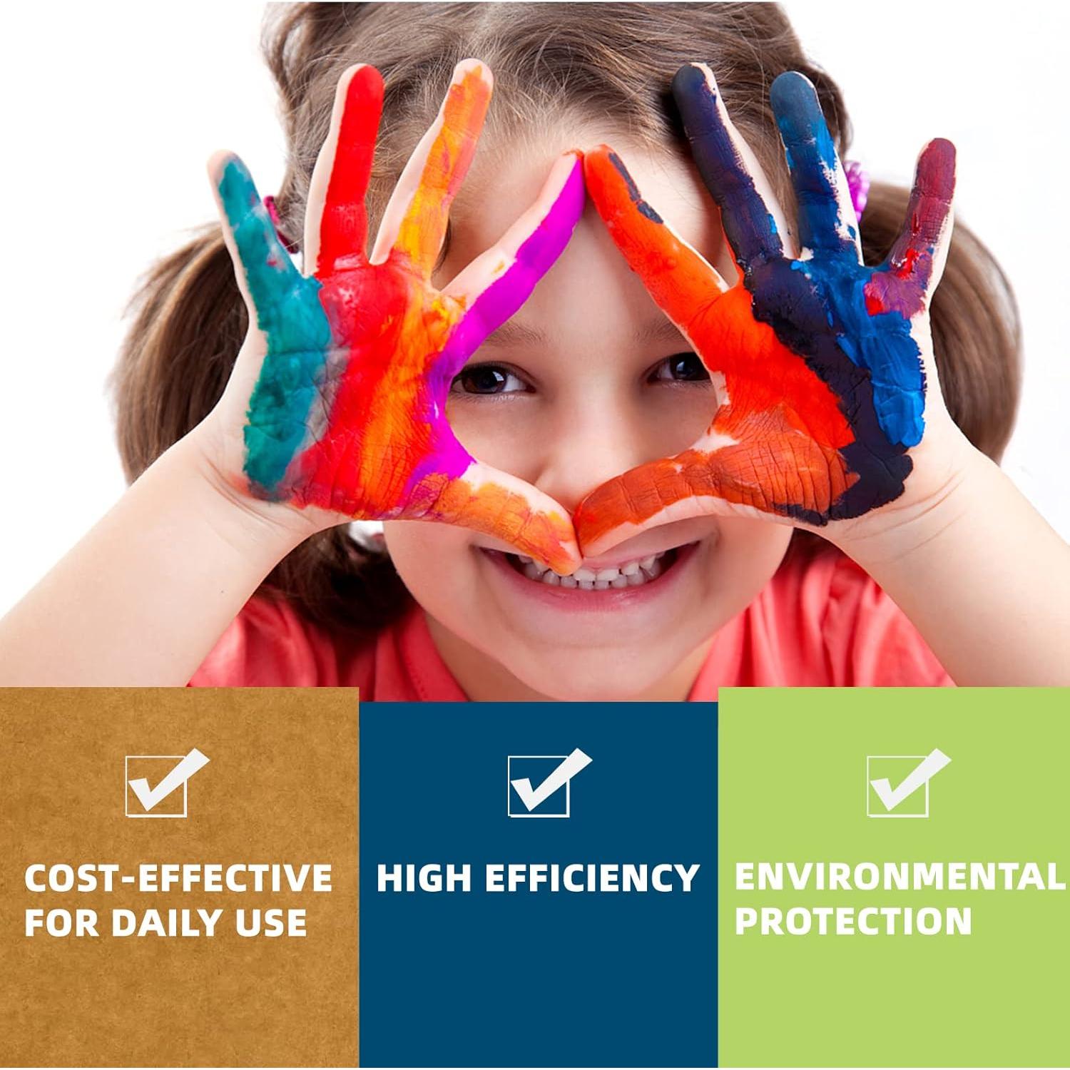 Cartucho de tinta negra 62XL PFKink para HP Envy y OfficeJet (2 unidades)