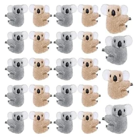 24 Clips de Koala Haakong para Lápiz - Gris y Caqui