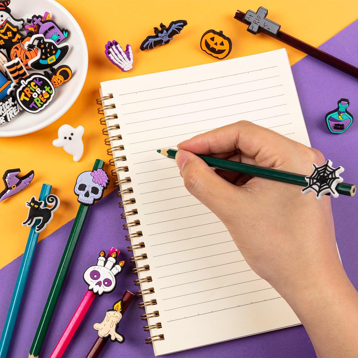 Clips de Lápiz de Halloween WDAHDHP - 50 Pcs Multicolor