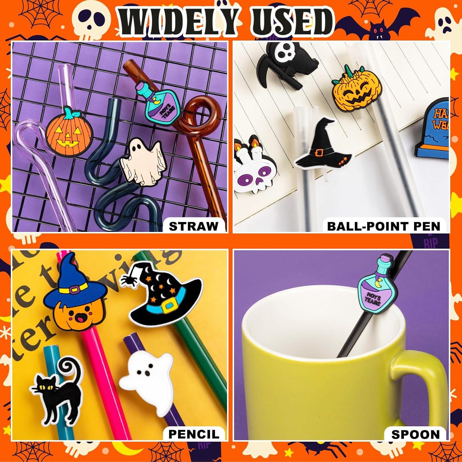 Clips de Lápiz de Halloween WDAHDHP - 50 Pcs Multicolor