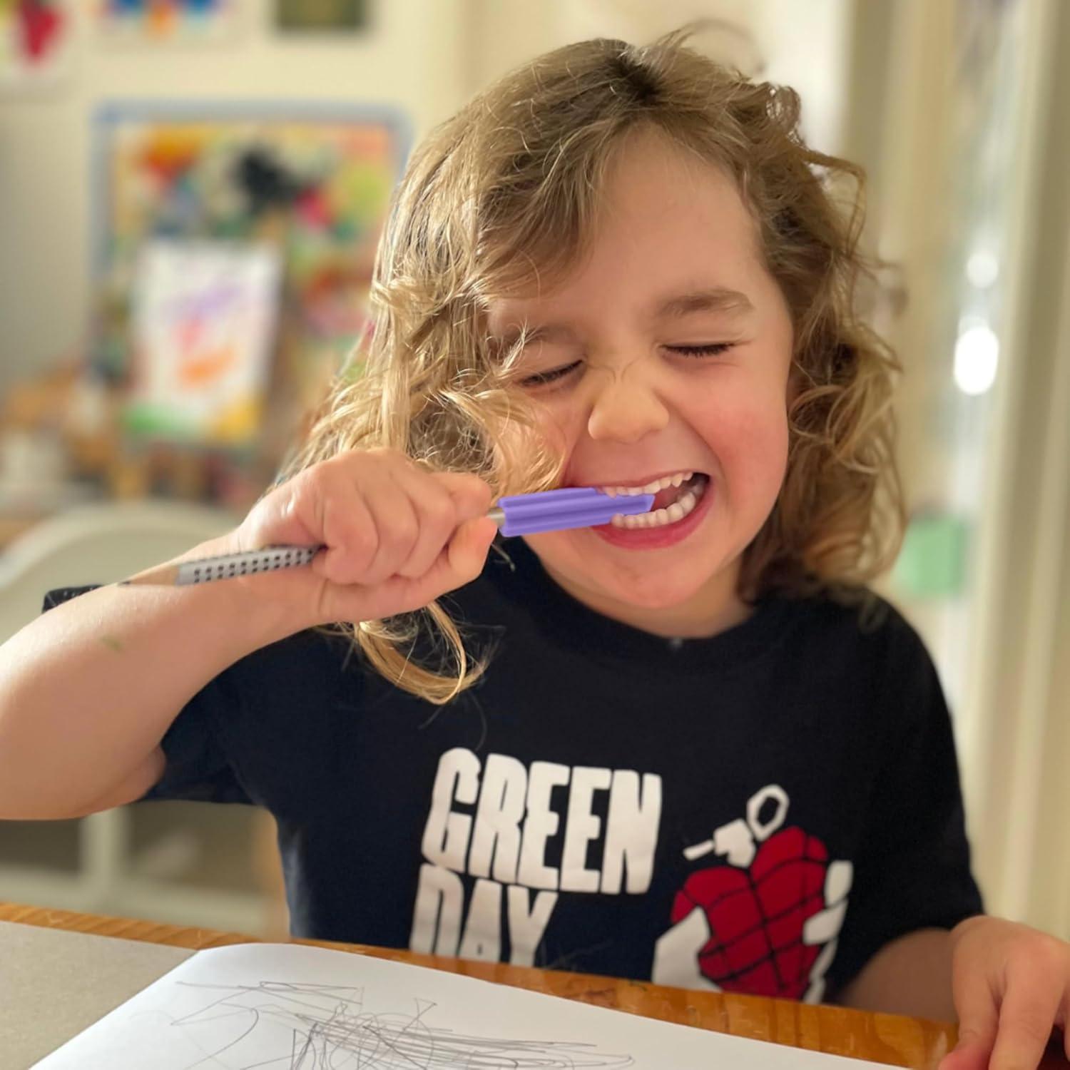 Toppers de Lápiz Sensoriales de Silicona - Set de 8 Paquetes