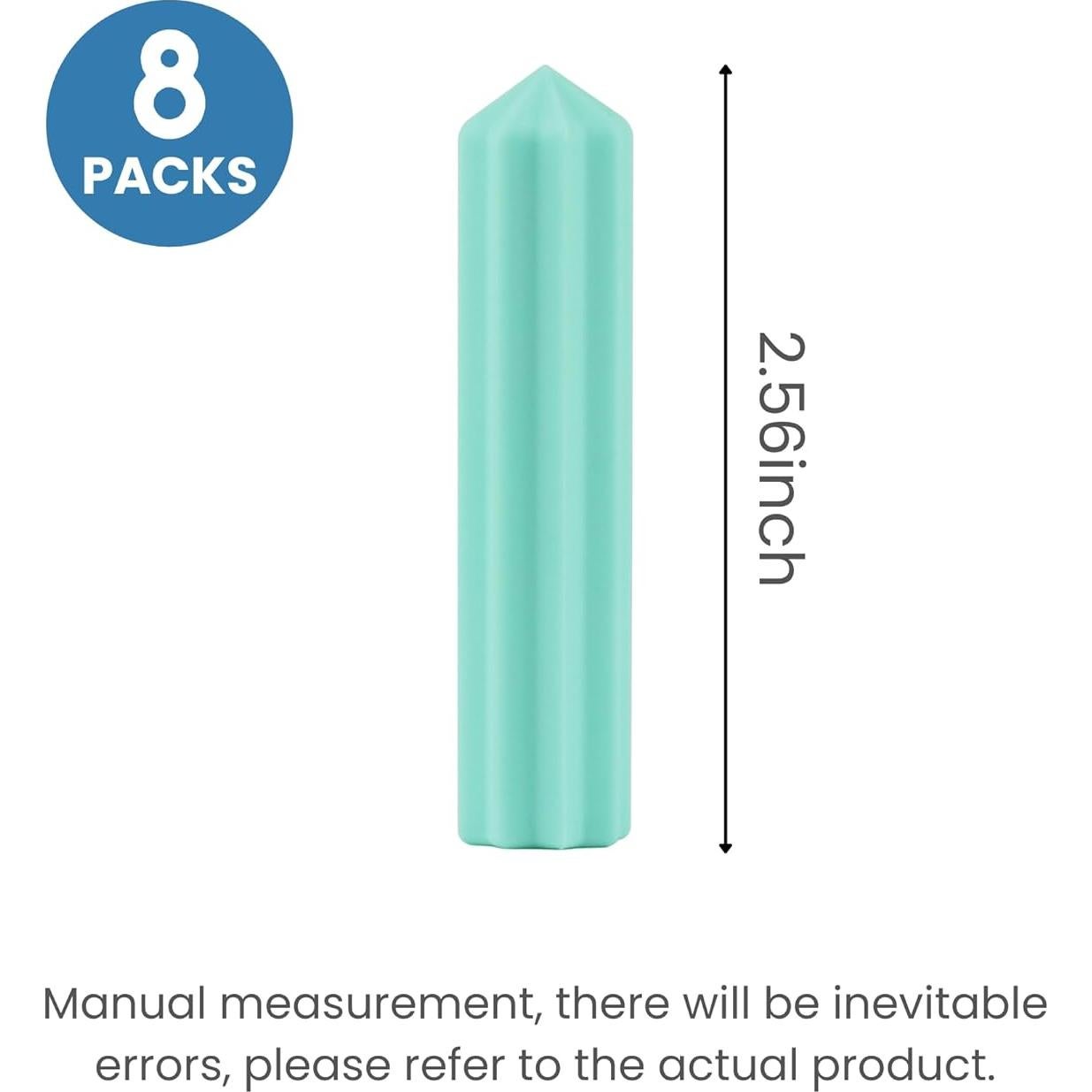 Toppers de Lápiz Sensoriales de Silicona - Set de 8 Paquetes