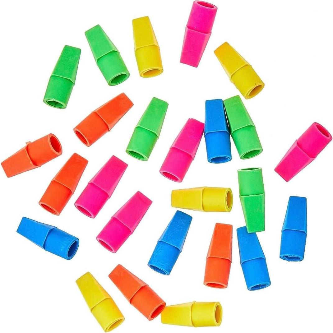 Borradores de Toppers Pen Gear - Paquete de 25 Colores Brillantes