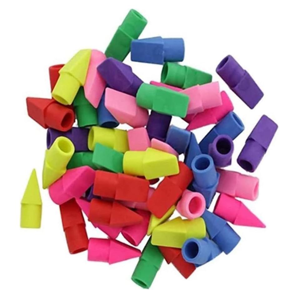 10 Borradores de Colores Múltiples YuanHolumid Forma Manzana