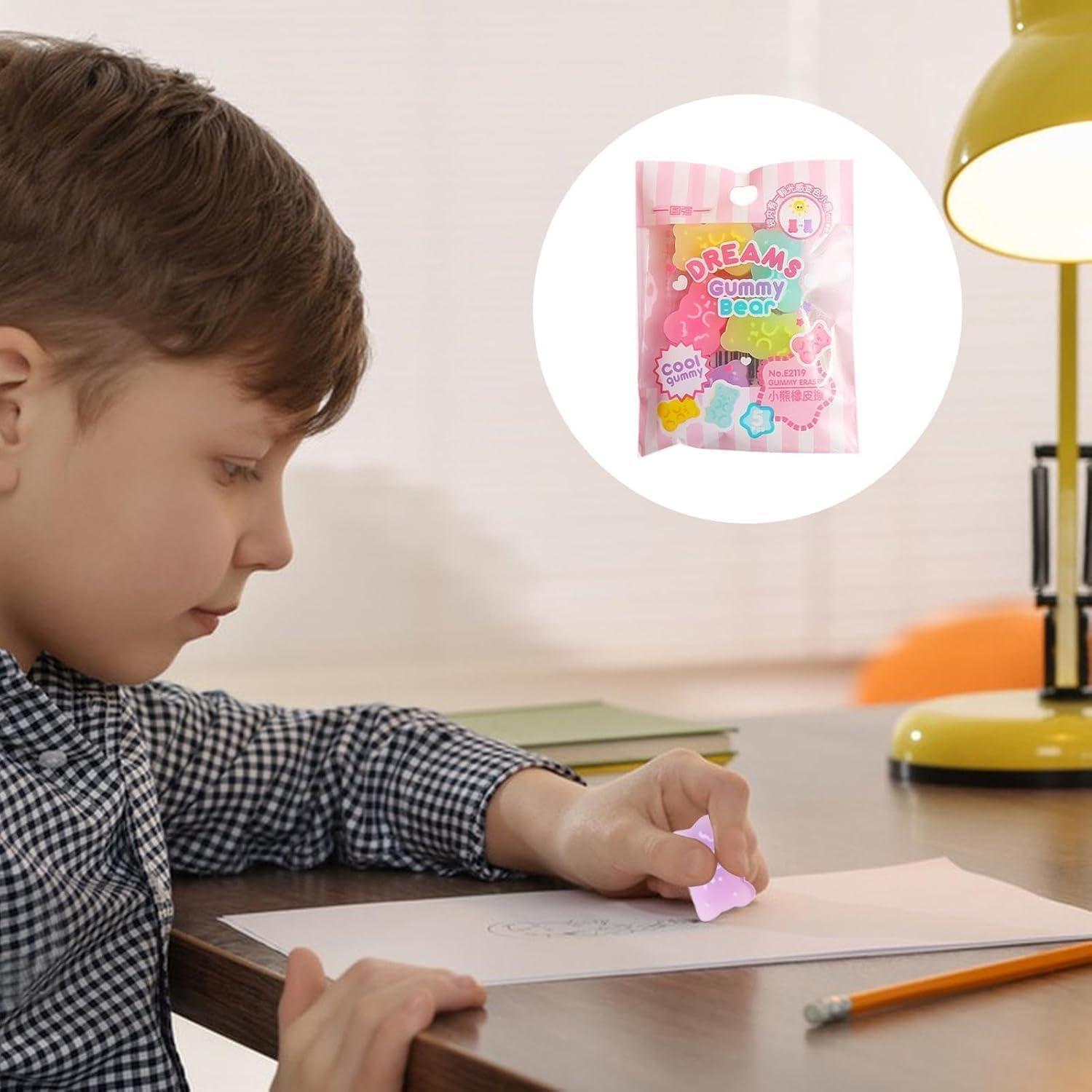 Borradores de Animales Czhotg - 5 Piezas Oso y Panda