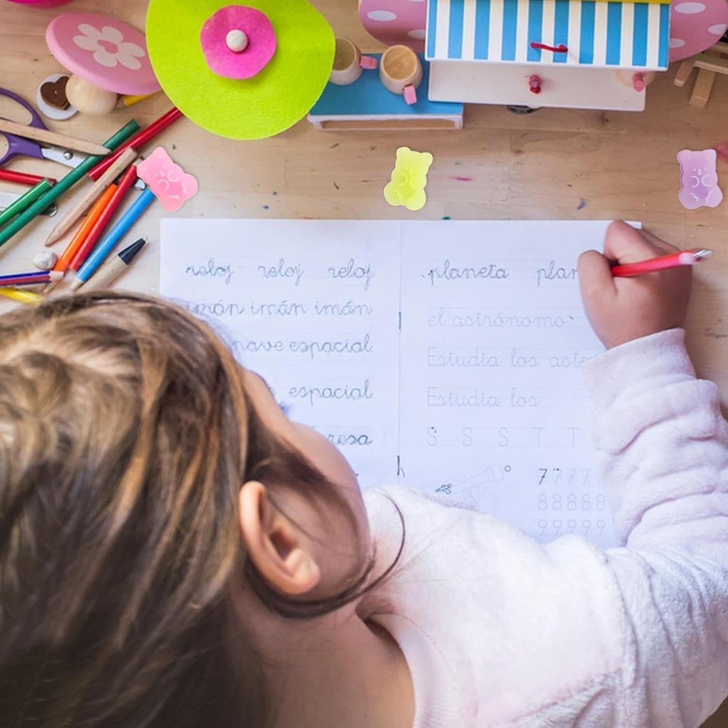 Borradores de Animales Czhotg - 5 Piezas Oso y Panda