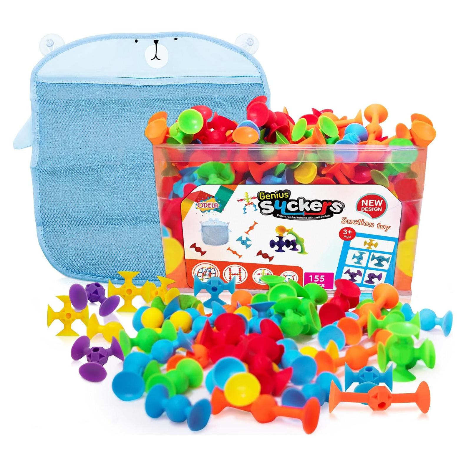 Juguetes de Succión ODELA Genius Suckers 155 Piezas - Set Interactivo