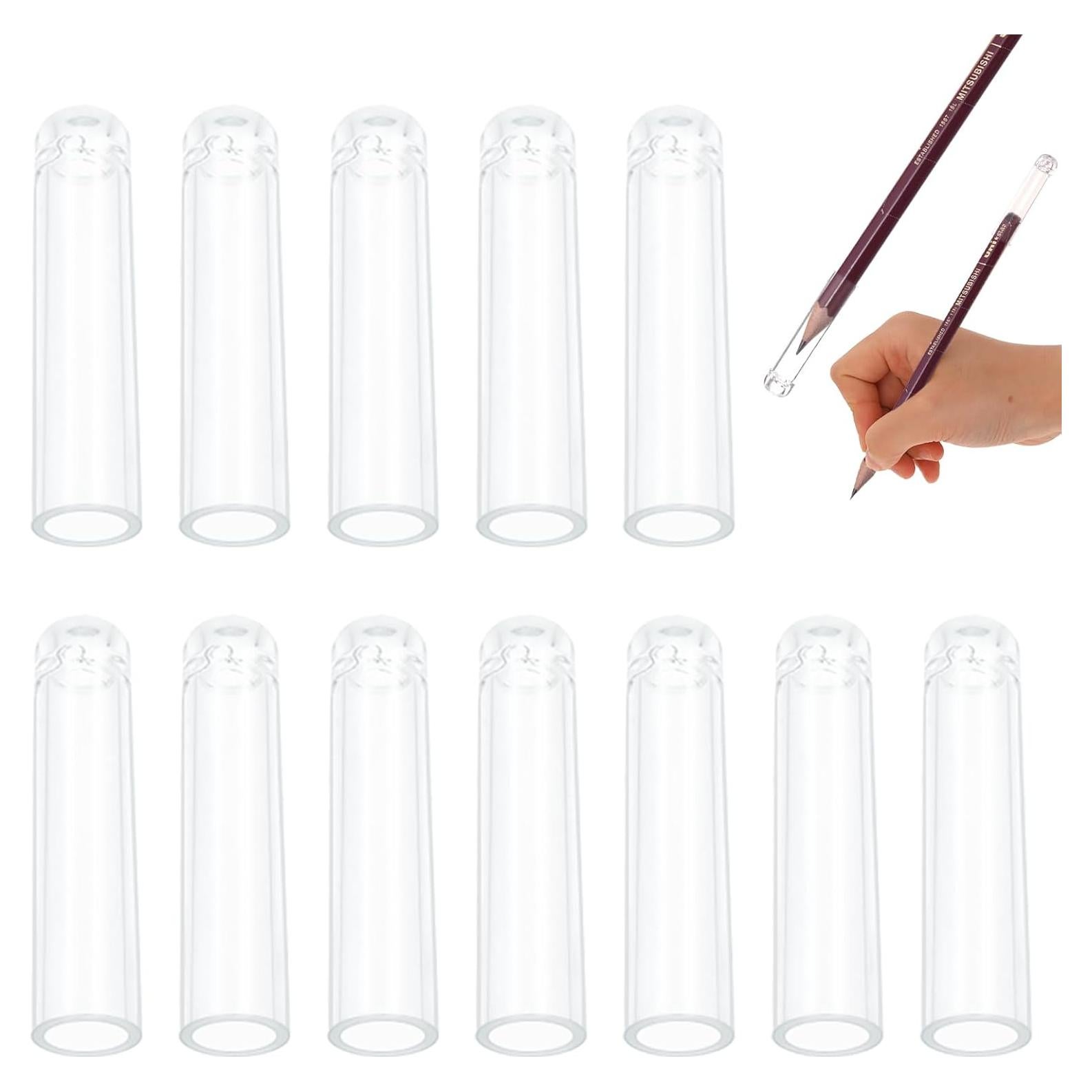 Tapa de Lápiz de Plástico Vin Beauty - 24 Pcs Transparente
