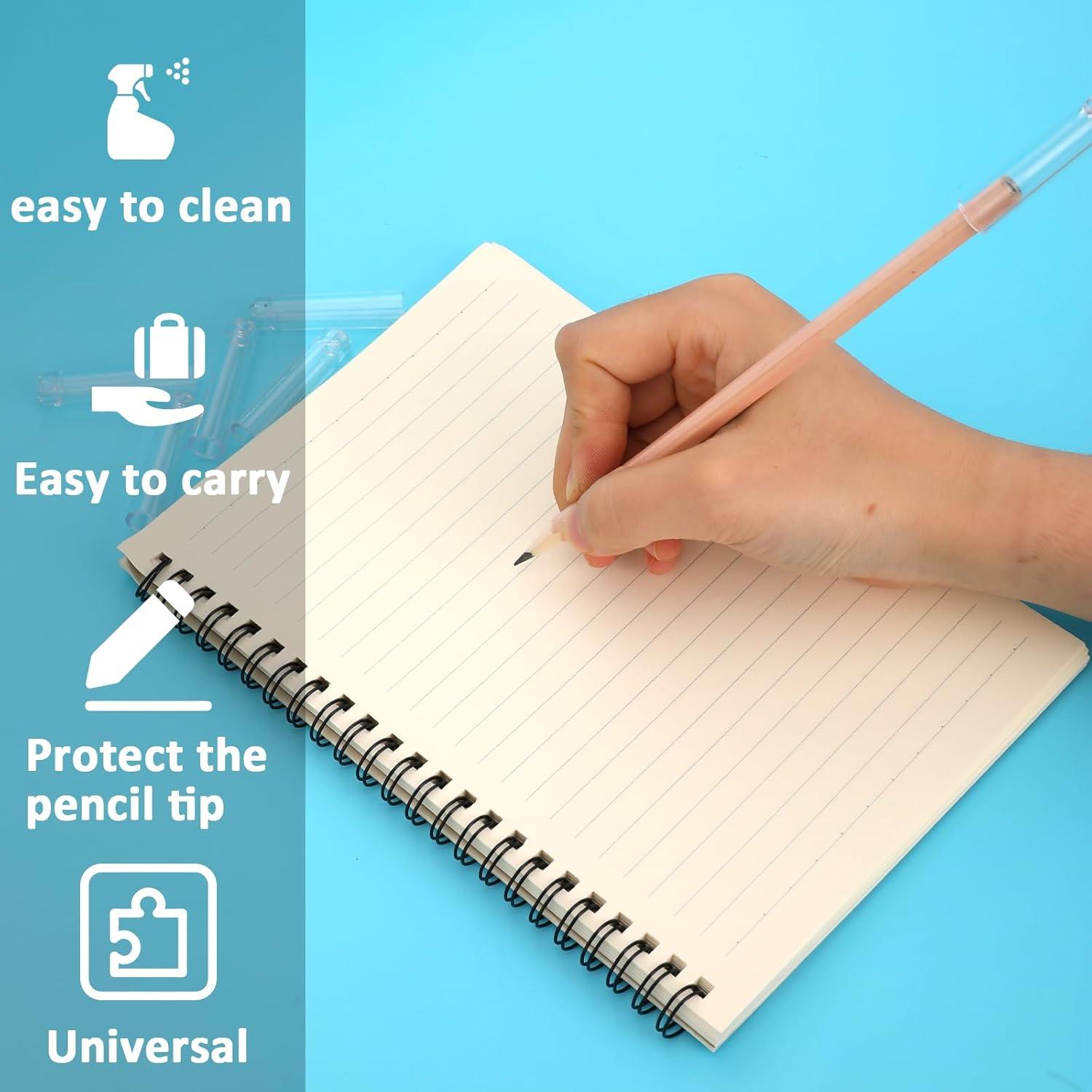 Tapa de Lápiz de Plástico Vin Beauty - 24 Pcs Transparente