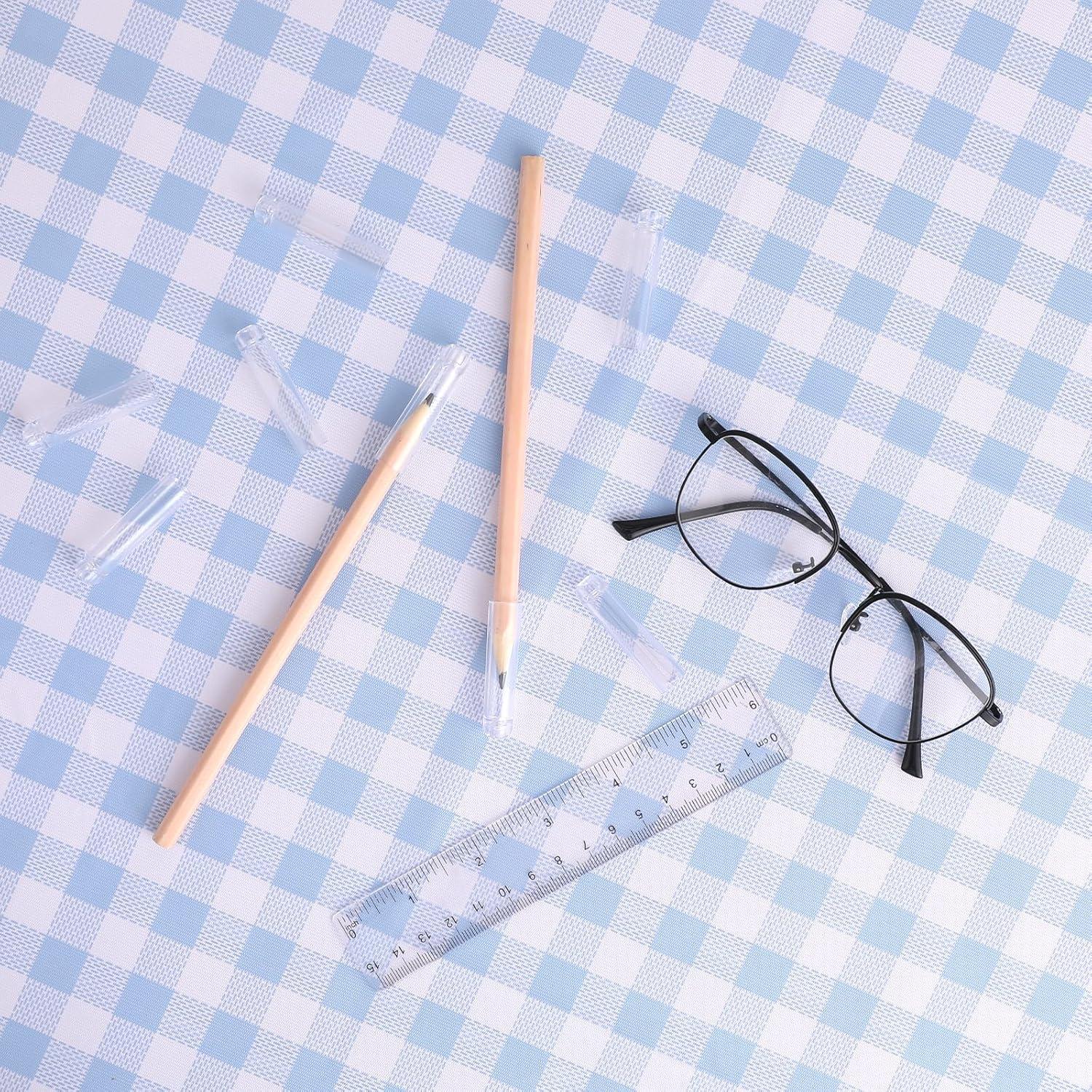 Tapa de Lápiz de Plástico Vin Beauty - 24 Pcs Transparente