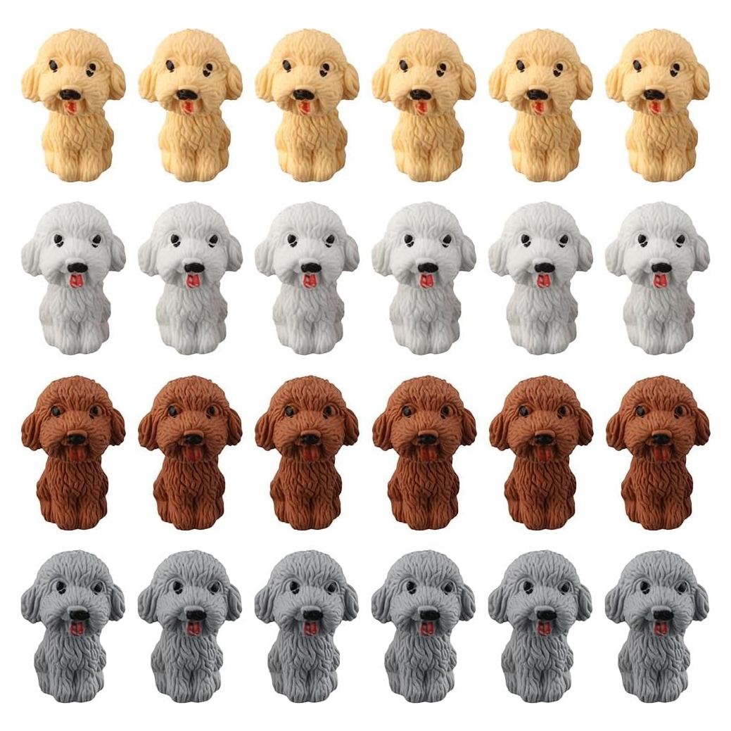 Gomas de Borrar de Animales 3D Dohobby - 24 Piezas