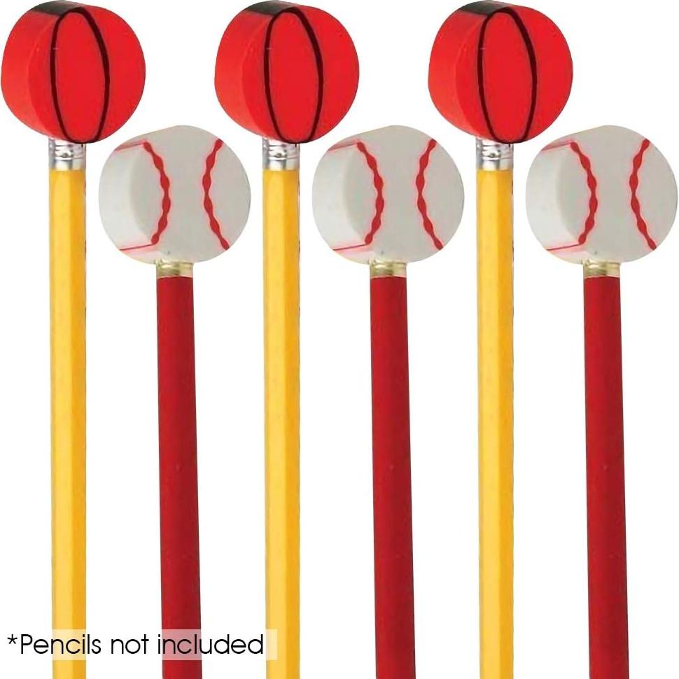 Gomas de Borrar Deportivas ArtCreativity 24 Pcs - Pelotas