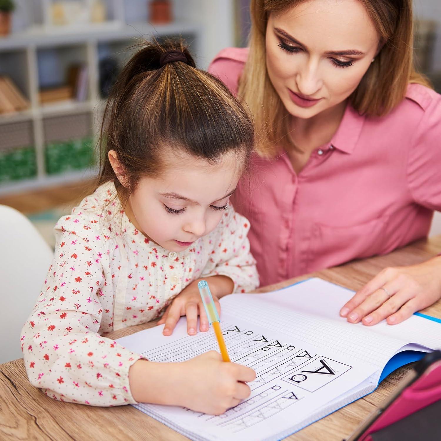 24 Tapas de Lápiz Maxqzin de Plástico Coloridas 45x10mm