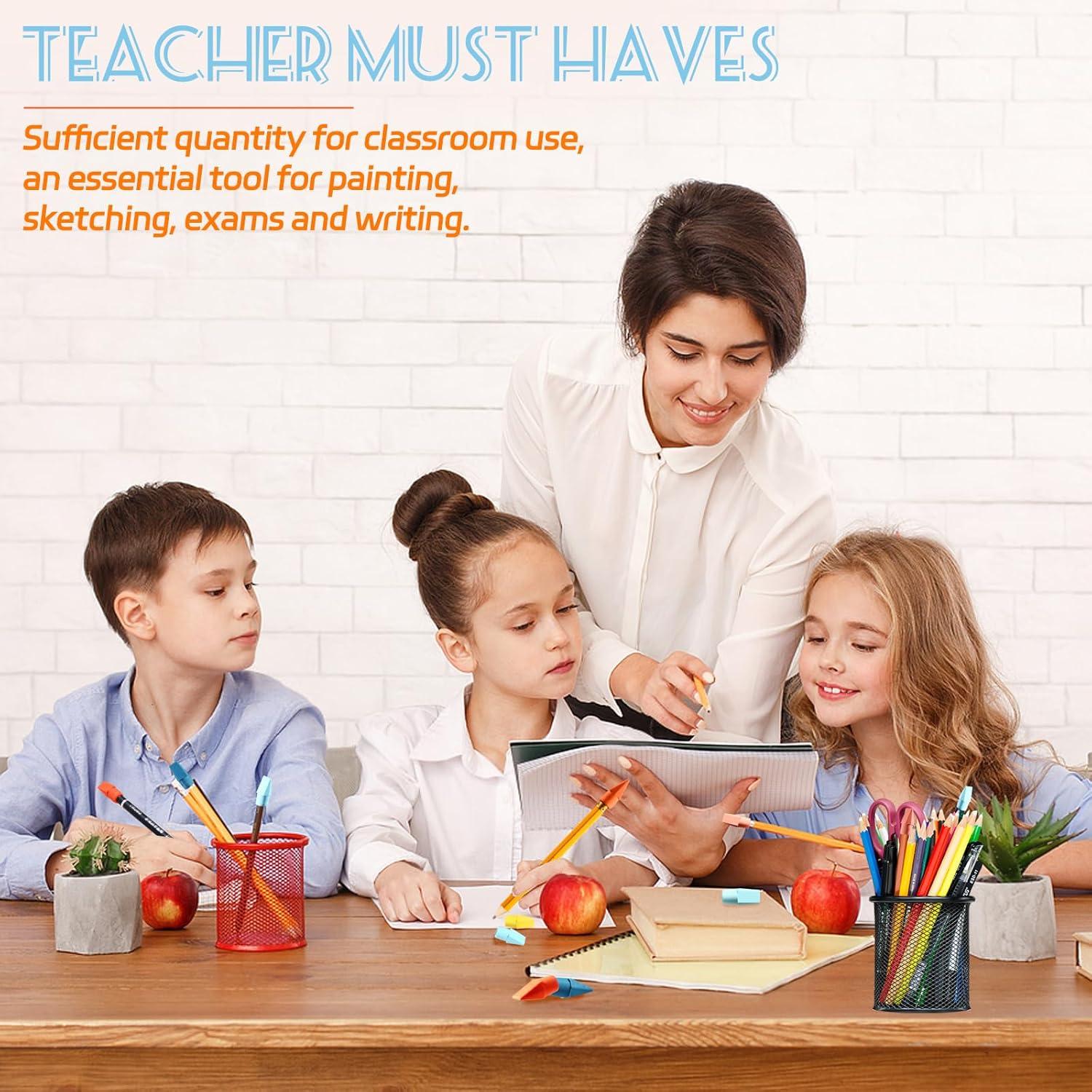 600 Borradores de Goma Quuhooki Multicolor para Lápices