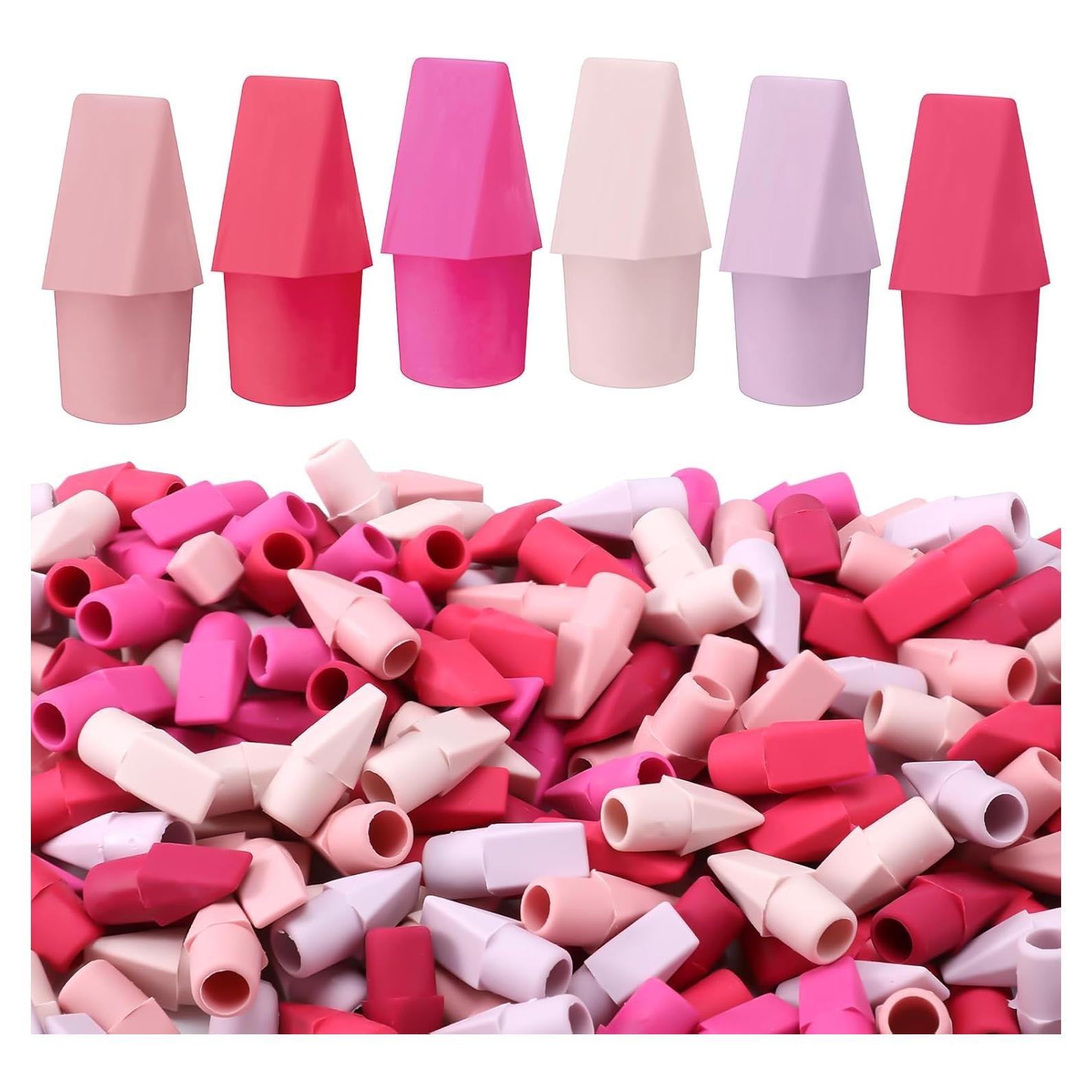 240 Gomas de Borrar para Lápiz Dunzoom Rosa - Accesorios Escolares