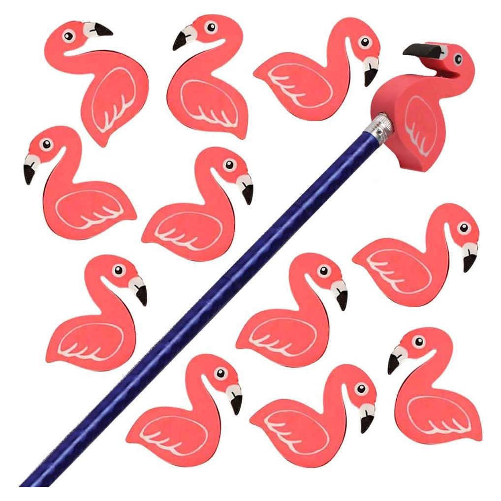 Borradores en Forma de Flamenco ArtCreativity - 12 Pcs