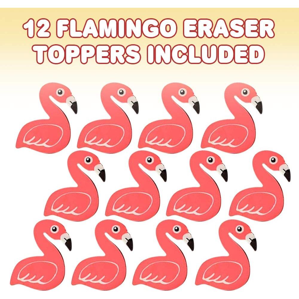 Borradores en Forma de Flamenco ArtCreativity - 12 Pcs