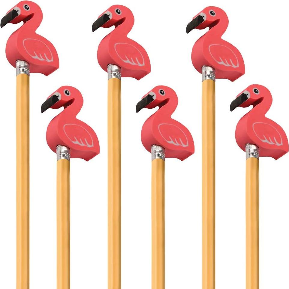 Borradores en Forma de Flamenco ArtCreativity - 12 Pcs