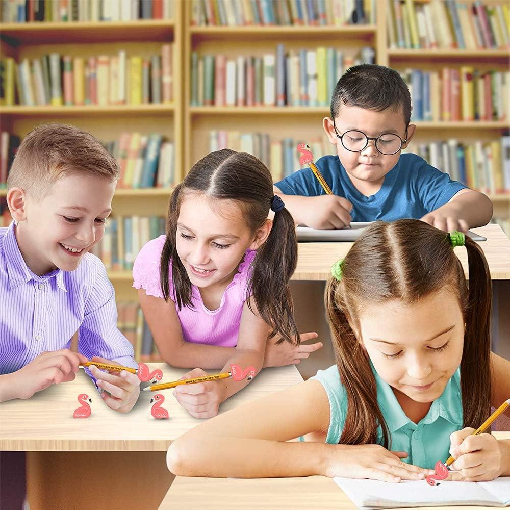 Borradores en Forma de Flamenco ArtCreativity - 12 Pcs