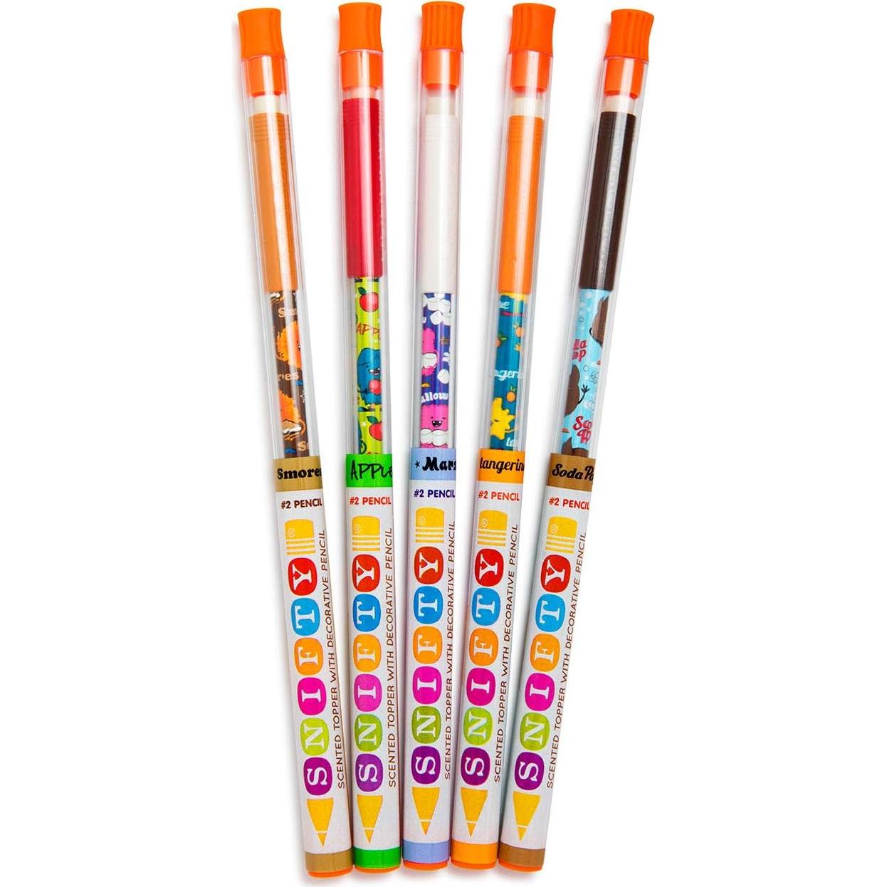 Toppers de Lápiz Aromatizados SNIFTY - 5 Monstruos Temáticos