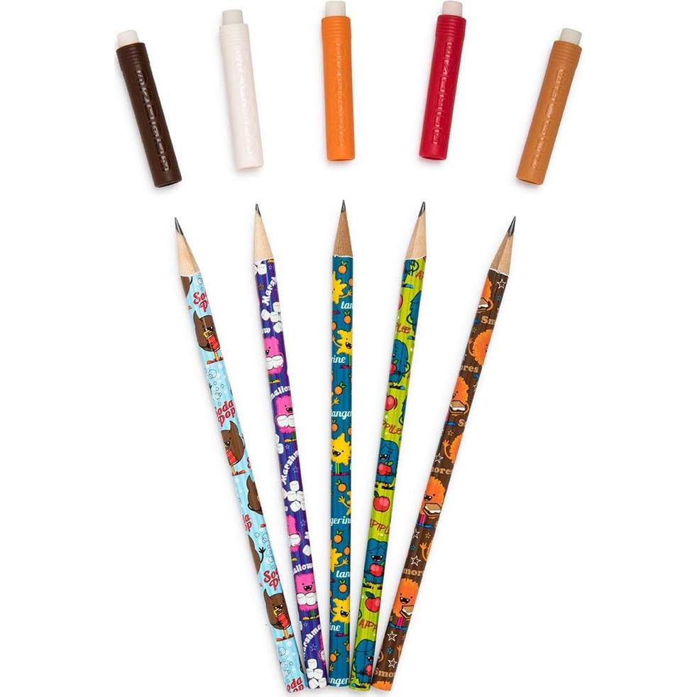 Toppers de Lápiz Aromatizados SNIFTY - 5 Monstruos Temáticos