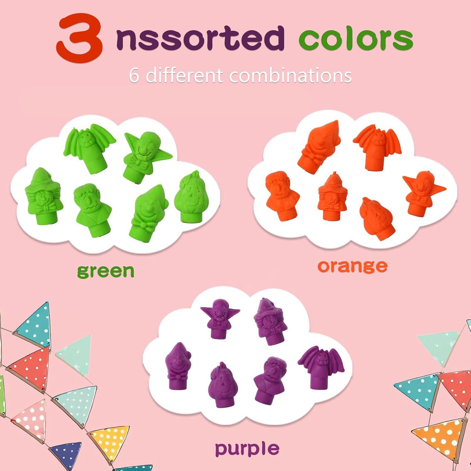 Juego de 18 Borradores de Tapa AmoreAngelCRAFTS Multicolor