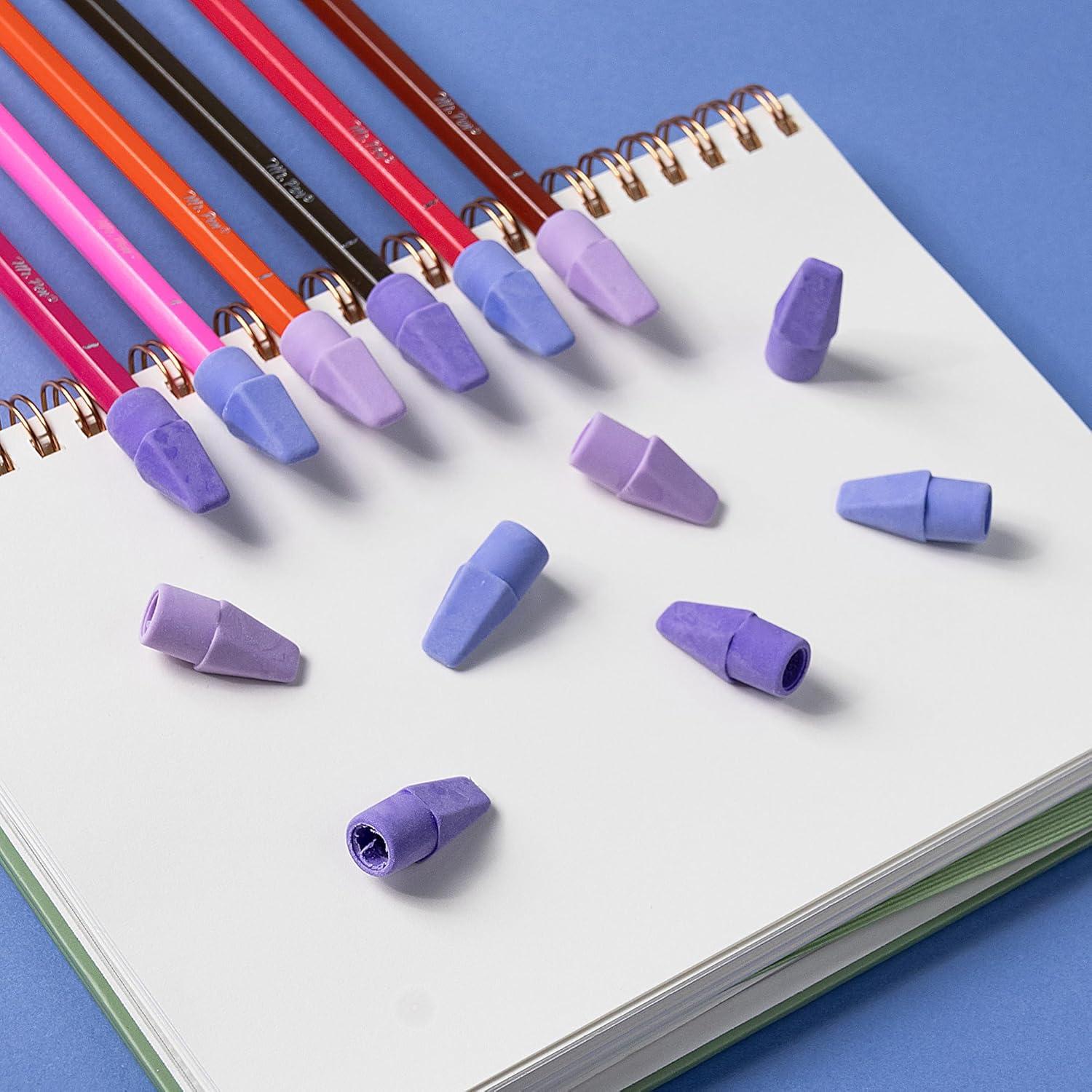 Gomas de Borrar Mr. Pen, Paquete de 30, Sin Látex, Coloridas