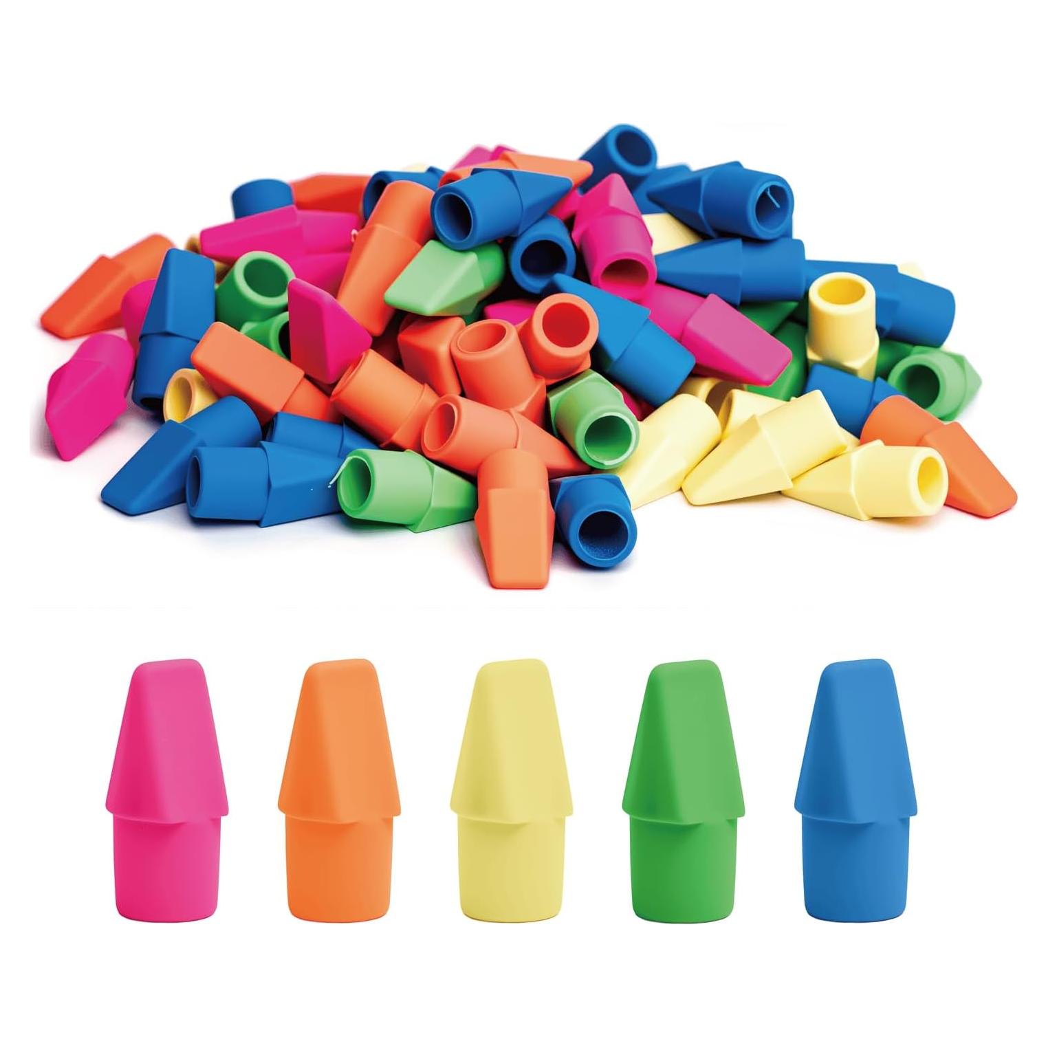 Borradores de Tapa Multicolor Ouksma - 60 Unidades Sin Látex