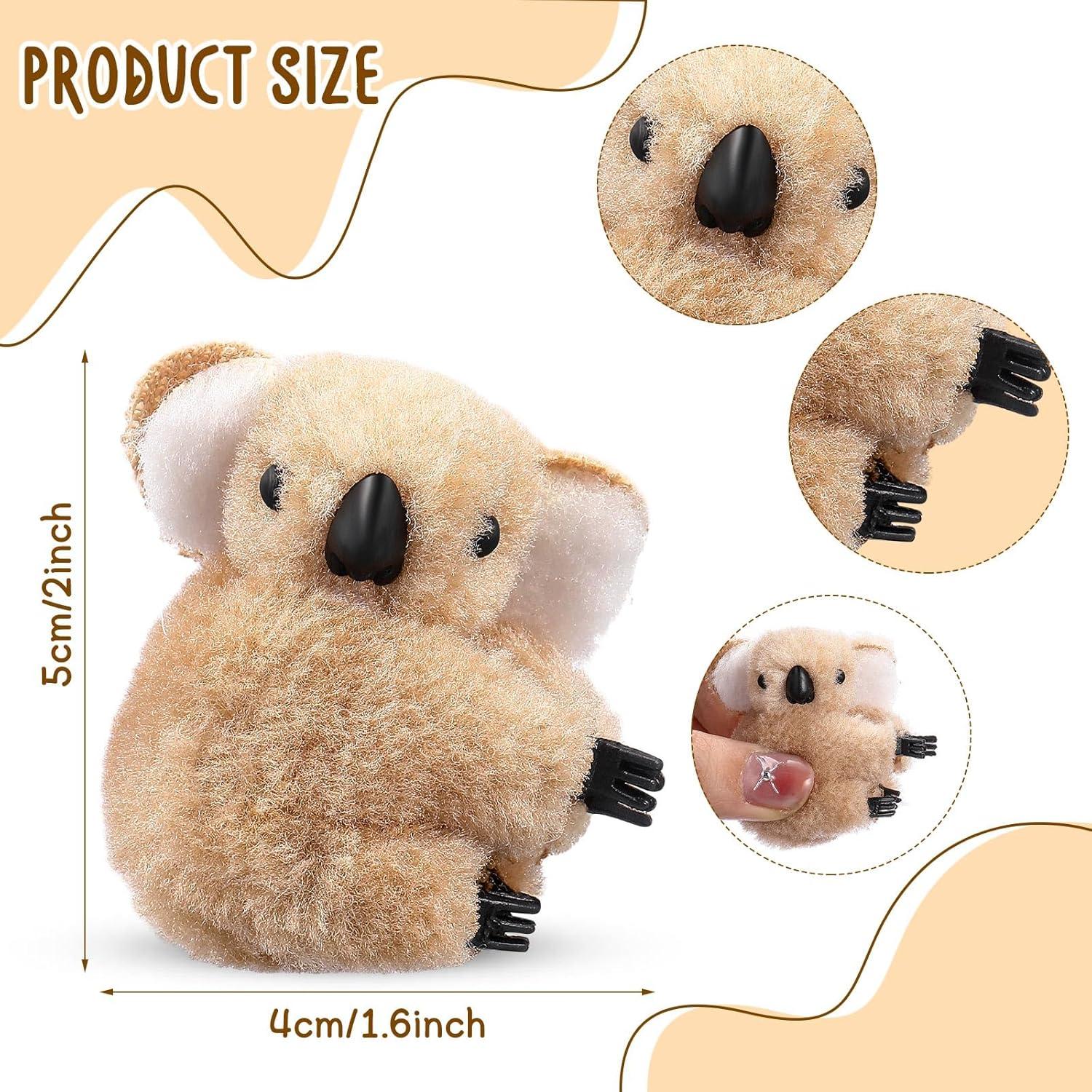 60 Clips de Koala Moucuny Adornos de Lápiz 24x5 cm