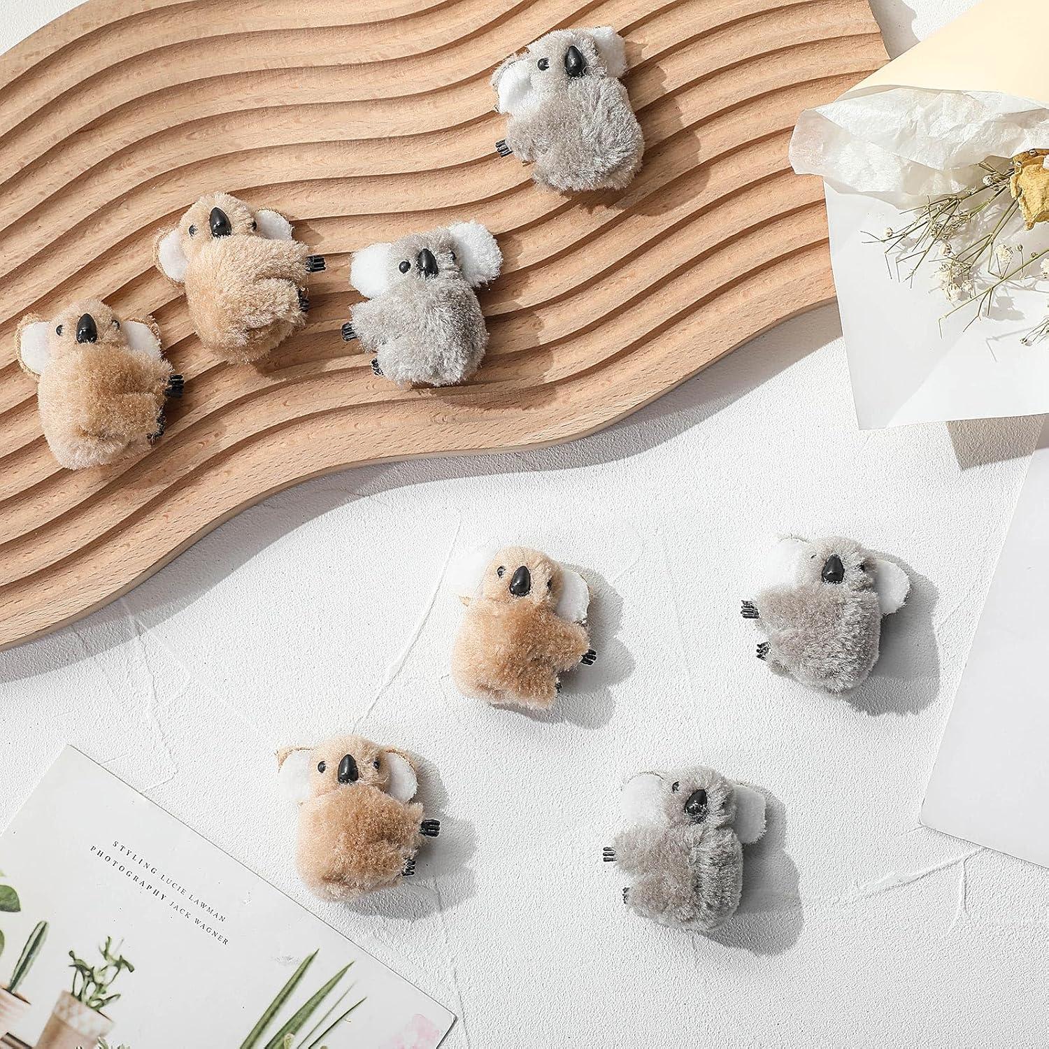 60 Clips de Koala Moucuny Adornos de Lápiz 24x5 cm