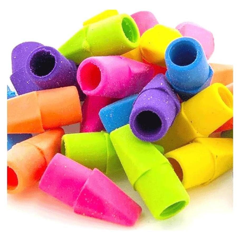 Paquete de 20 Gomas de Borrar Neón THE UM24 Sin Látex