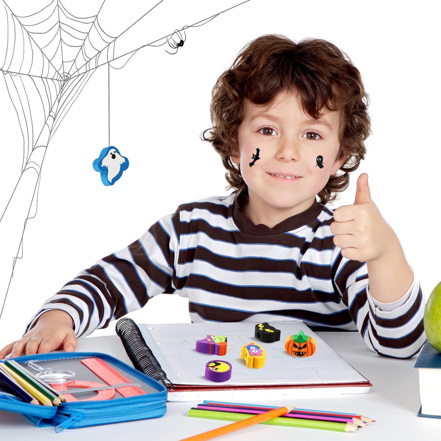 Borradores de Halloween Yexiya 36 Pcs Fantasmas Calabazas Arañas