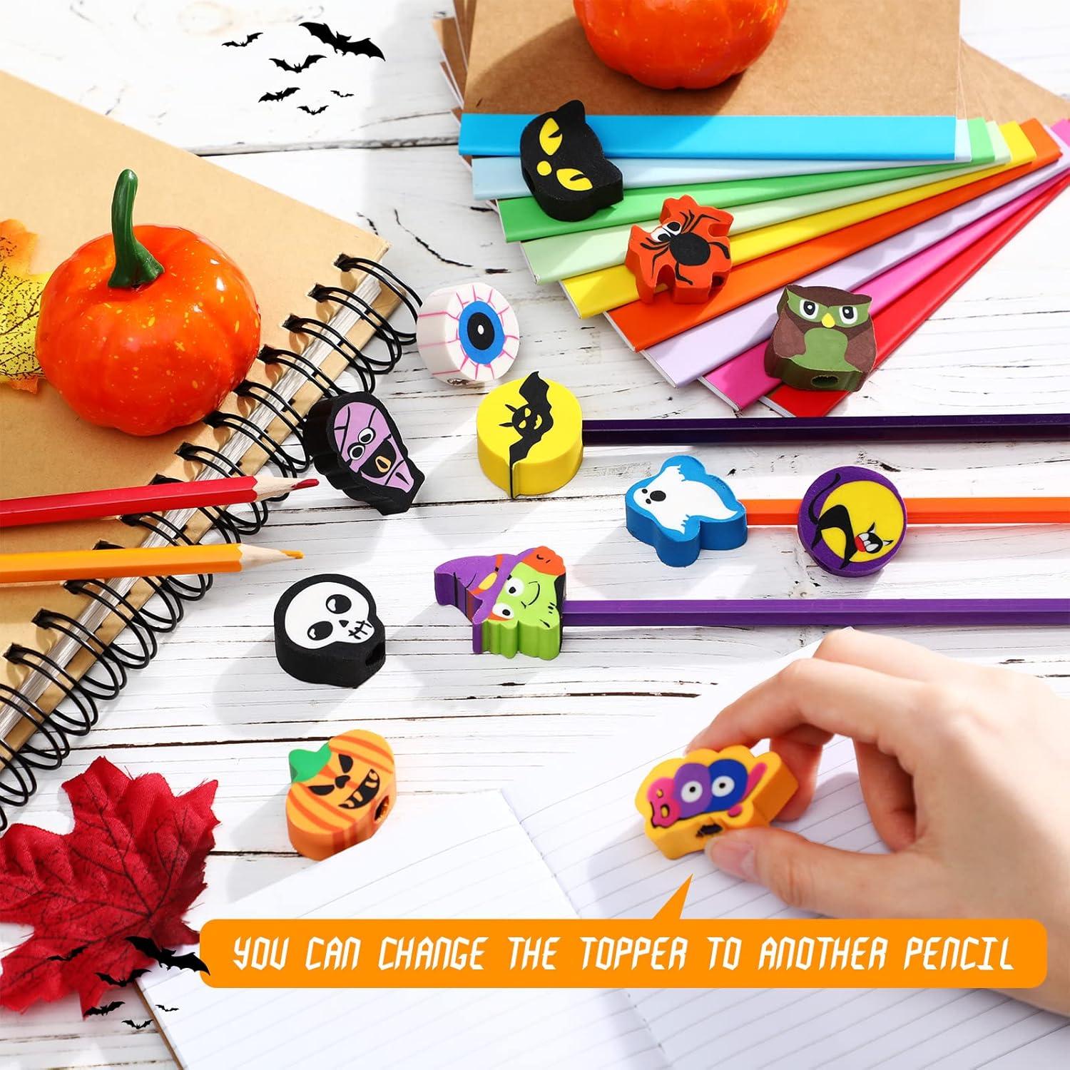 Borradores de Halloween Yexiya 36 Pcs Fantasmas Calabazas Arañas