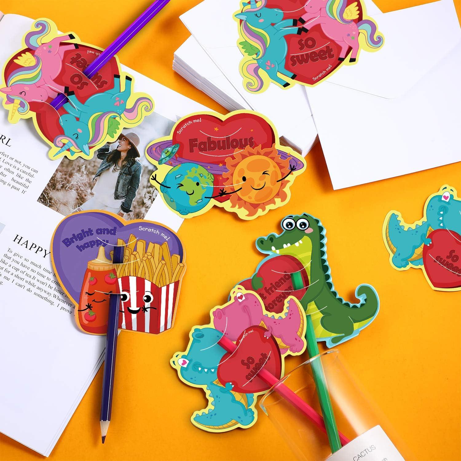 36 Tarjetas Rascables San Valentín Outus con Aromas Únicos