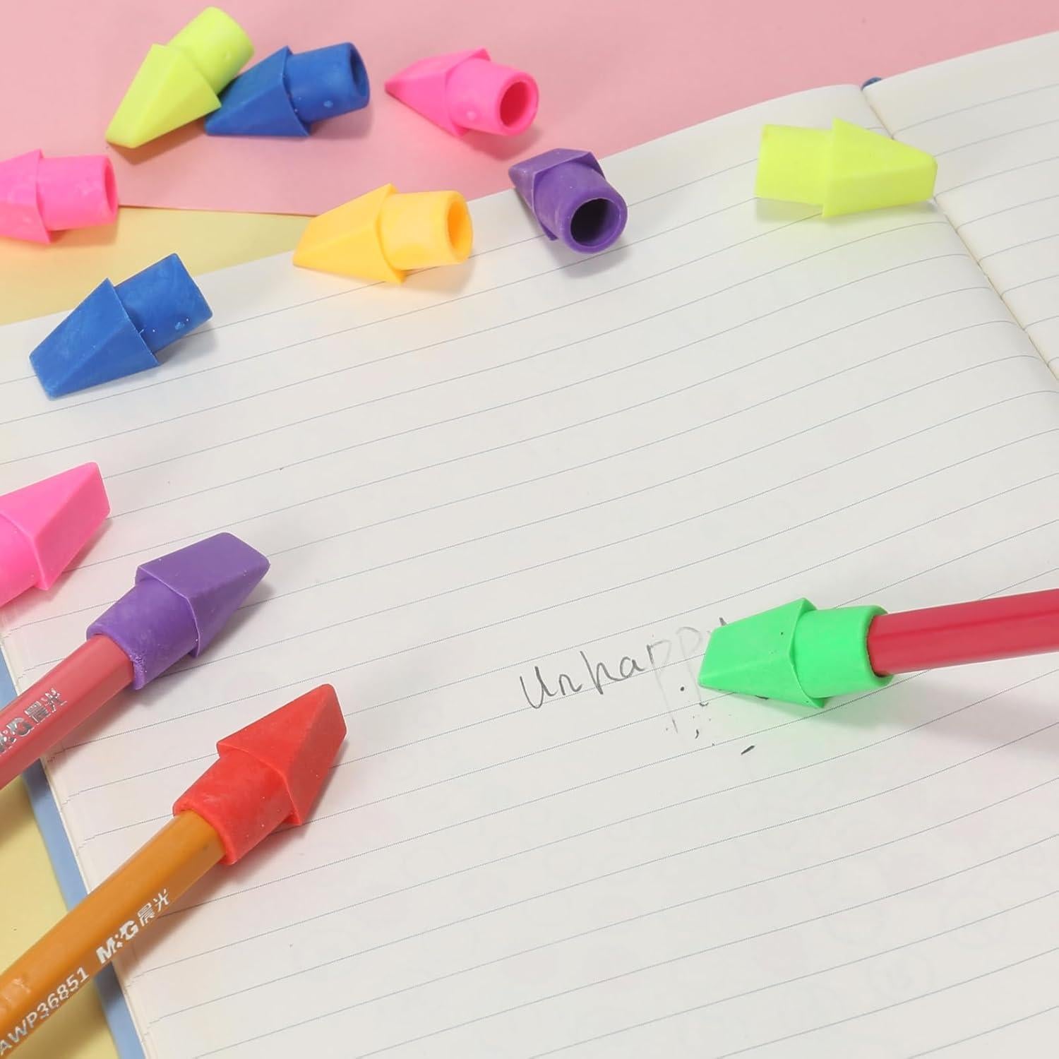 Paquete de 300 Borradores de Lápiz Garpphst Multicolor