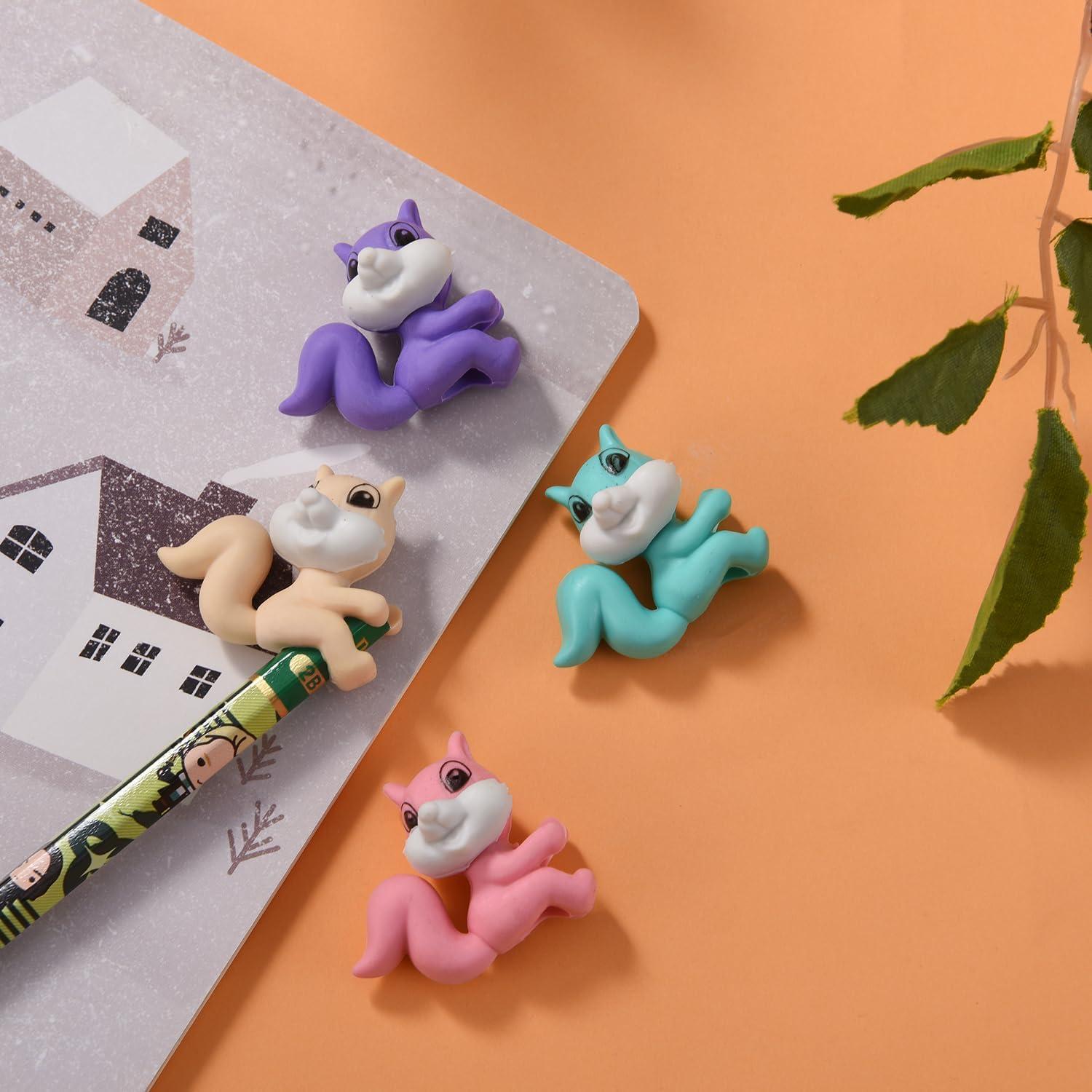 Paquete de 20 Borradores Ardilla Kunfowl para Niños