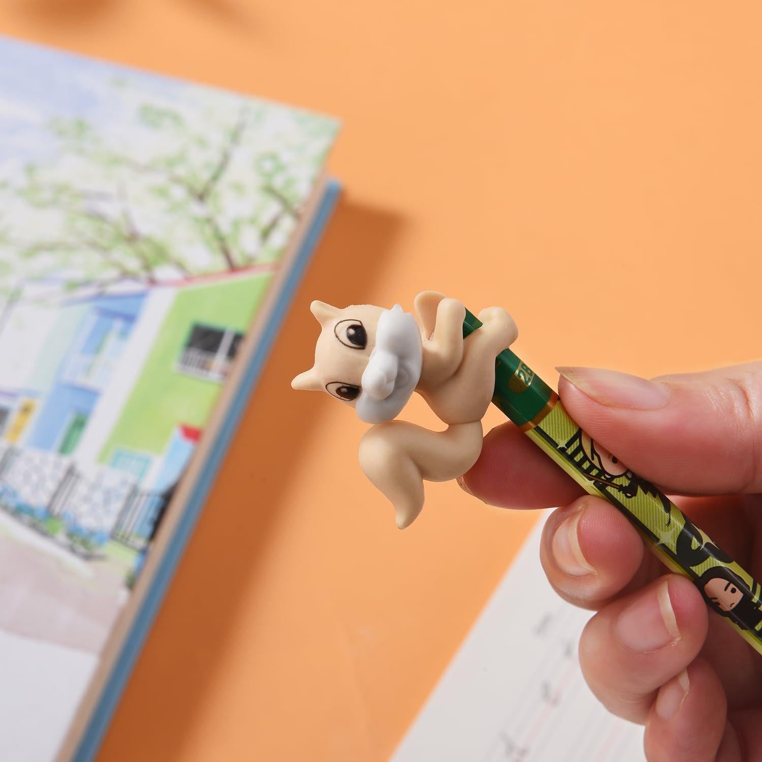 Paquete de 20 Borradores Ardilla Kunfowl para Niños