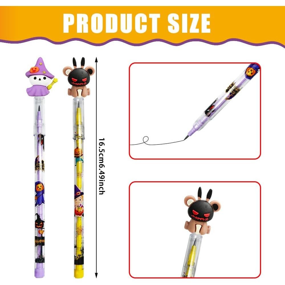 Lápices de Halloween BAISDY 24pcs para fiesta escolar
