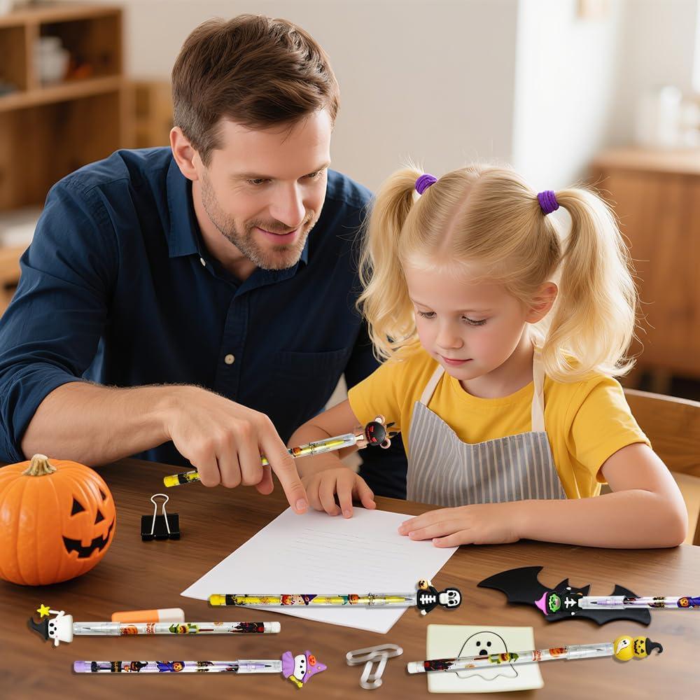 Lápices de Halloween BAISDY 24pcs para fiesta escolar