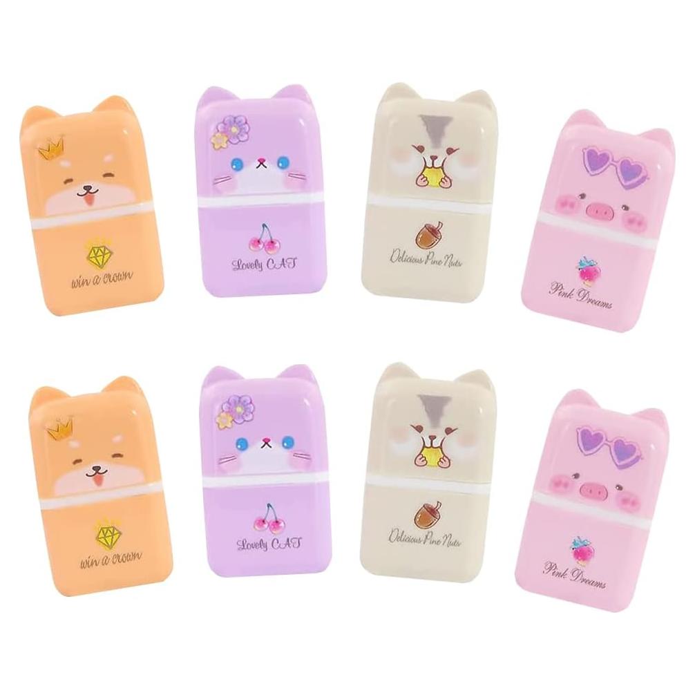 Paquete de 8 Gomas de Borrar Lindas WDNUKEE 5.08x3.05cm