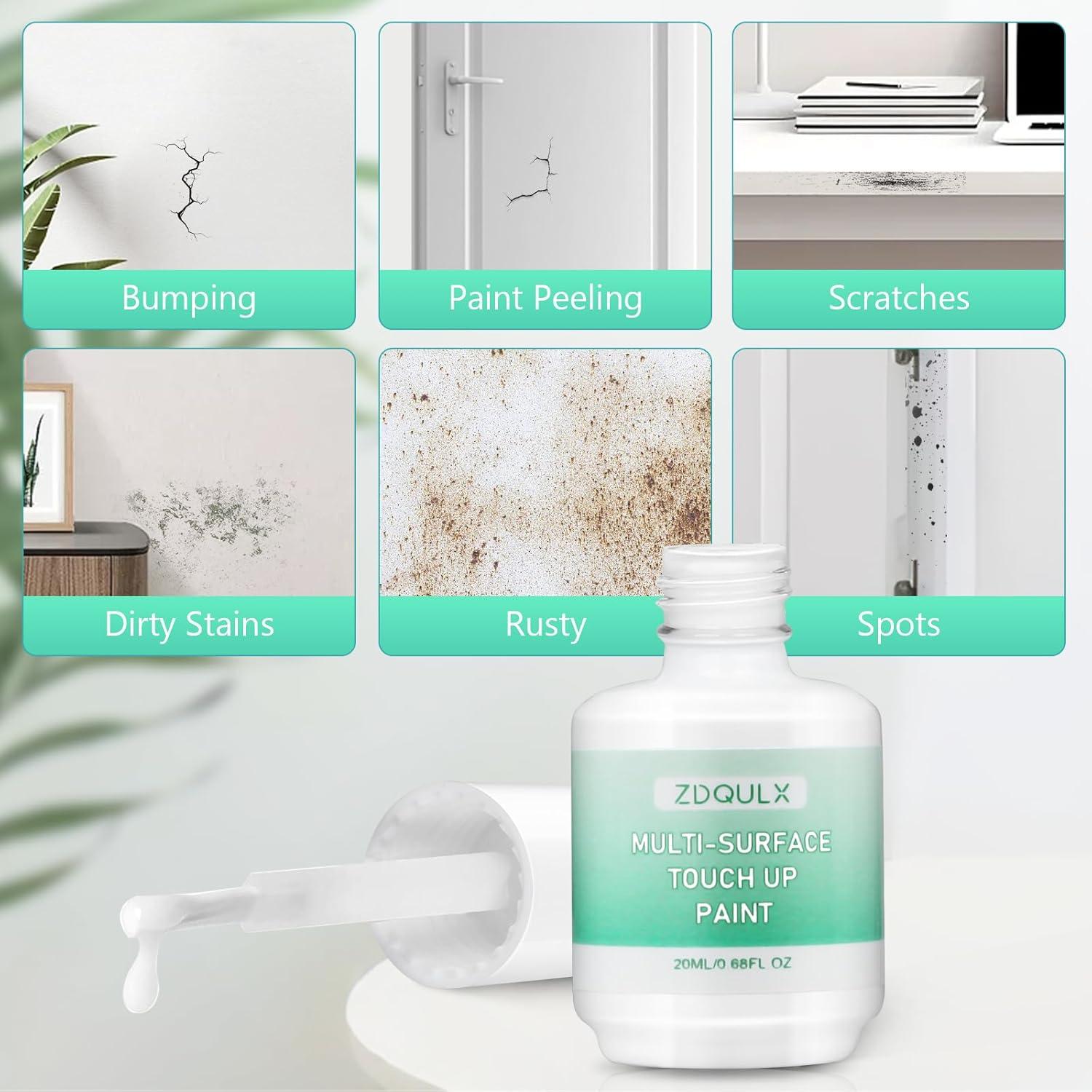 Pintura de Retoque Blanca ZDQULX 20ml Semi-Brillante