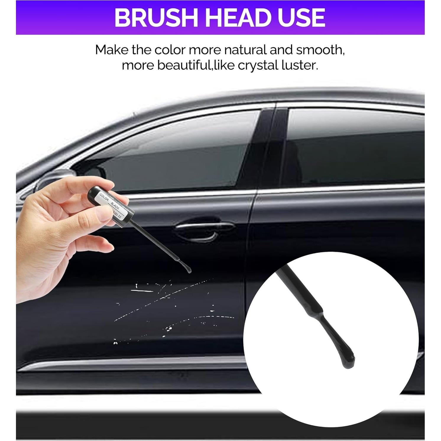 Pintura de Retoque Automotriz RACOONA Negro 30ml